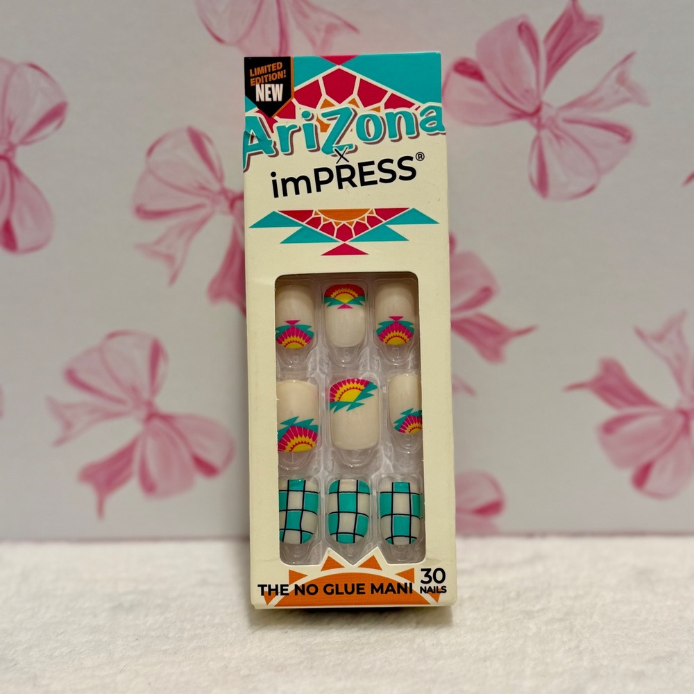 Arizona Iced Tea x imPRESS Limited Edition Press-On Nails 30 Count No Glue Mani